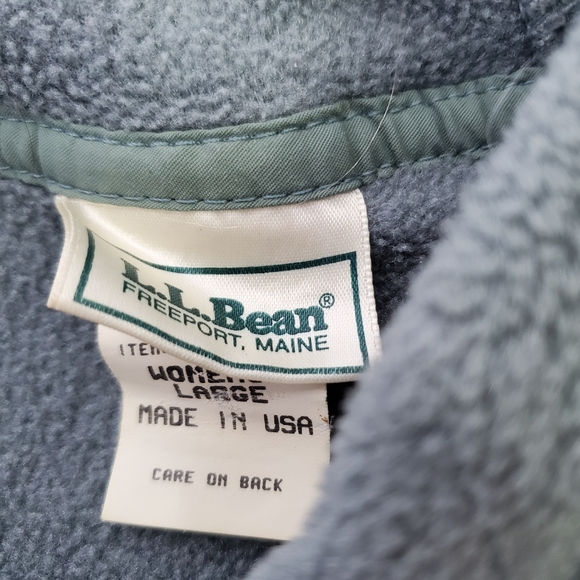 Llbean Hooded Fleece Zip Jacket - Picture 2 of 8